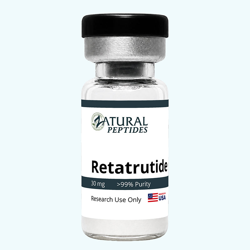 Retatrutide 30mg with a black cap