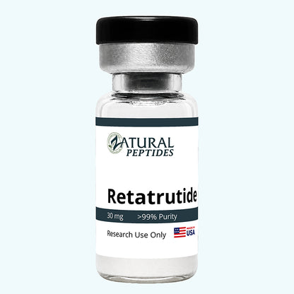Retatrutide 30mg with a black cap